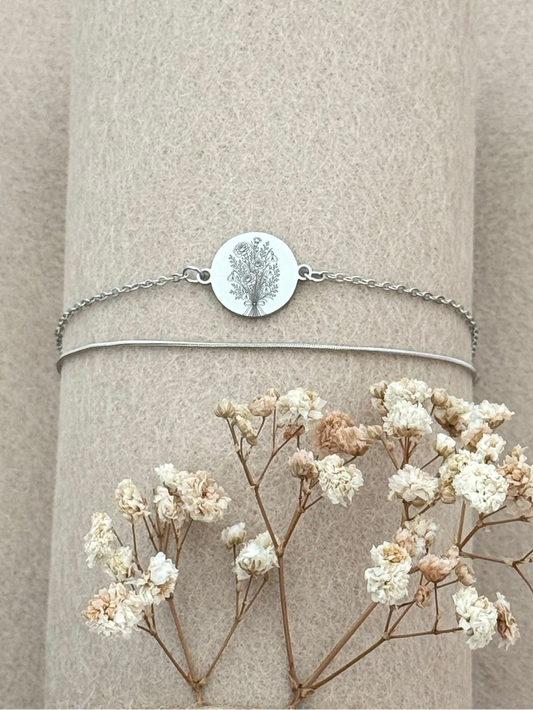 Armband Jolie met geboortebloem