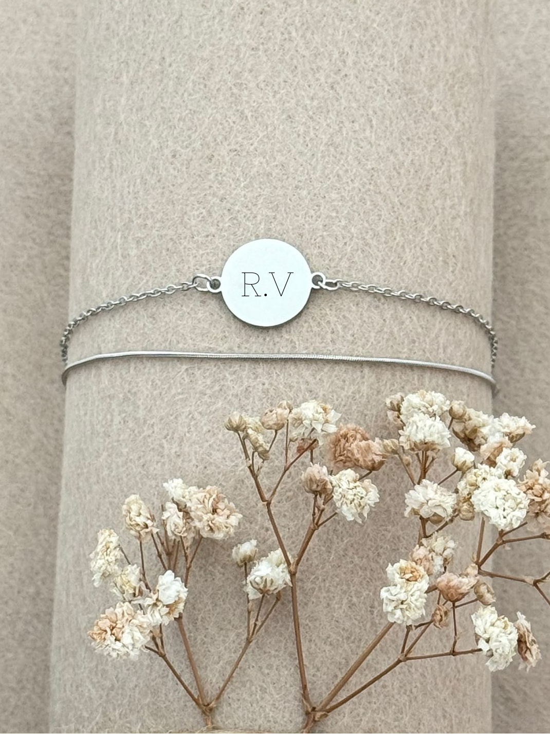 Armband Jolie met initialen