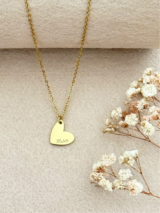 Halsketting Nina in eigen handschrift