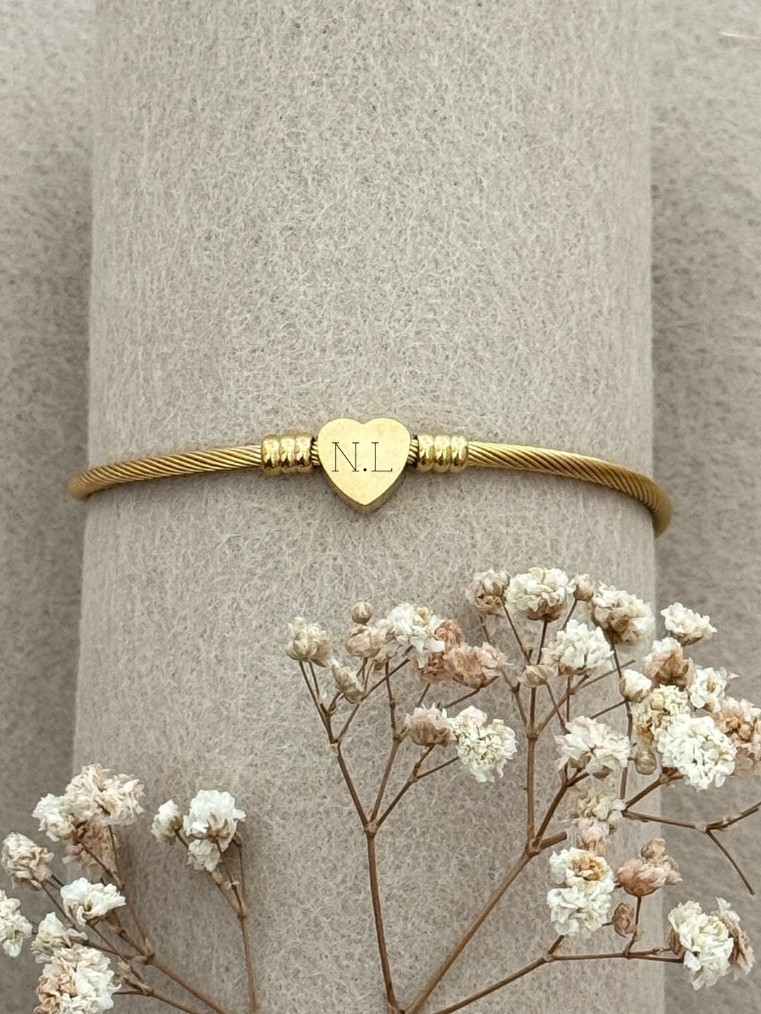 Armband Céline met initialen
