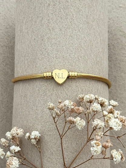 Armband Céline met initialen