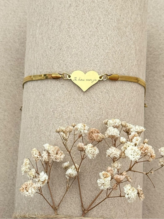 Armband Elena in eigen handschrift