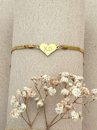 Armband Elena met initialen