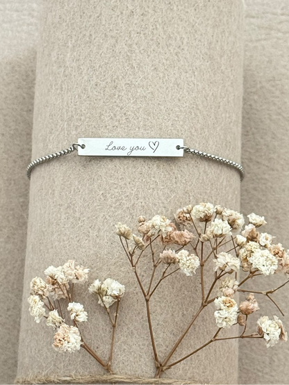 Armband Esmee in eigen handschrift