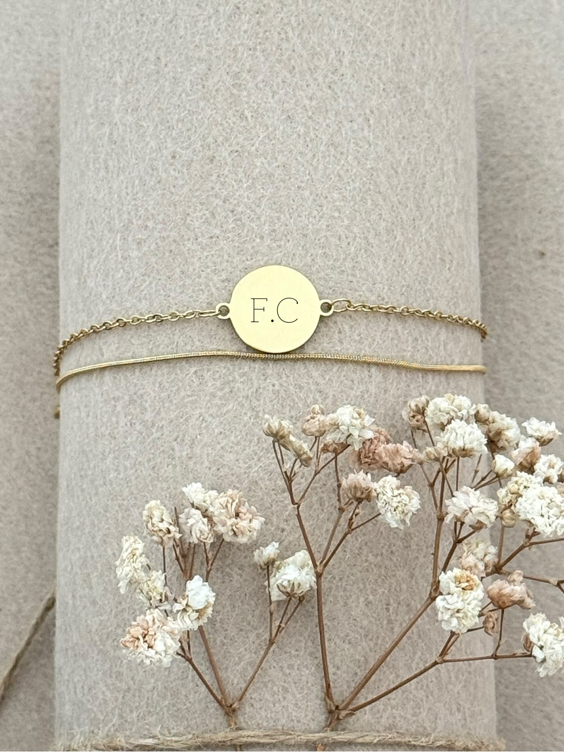 Armband Jolie met initialen