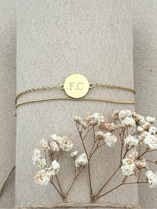 Armband Jolie met initialen