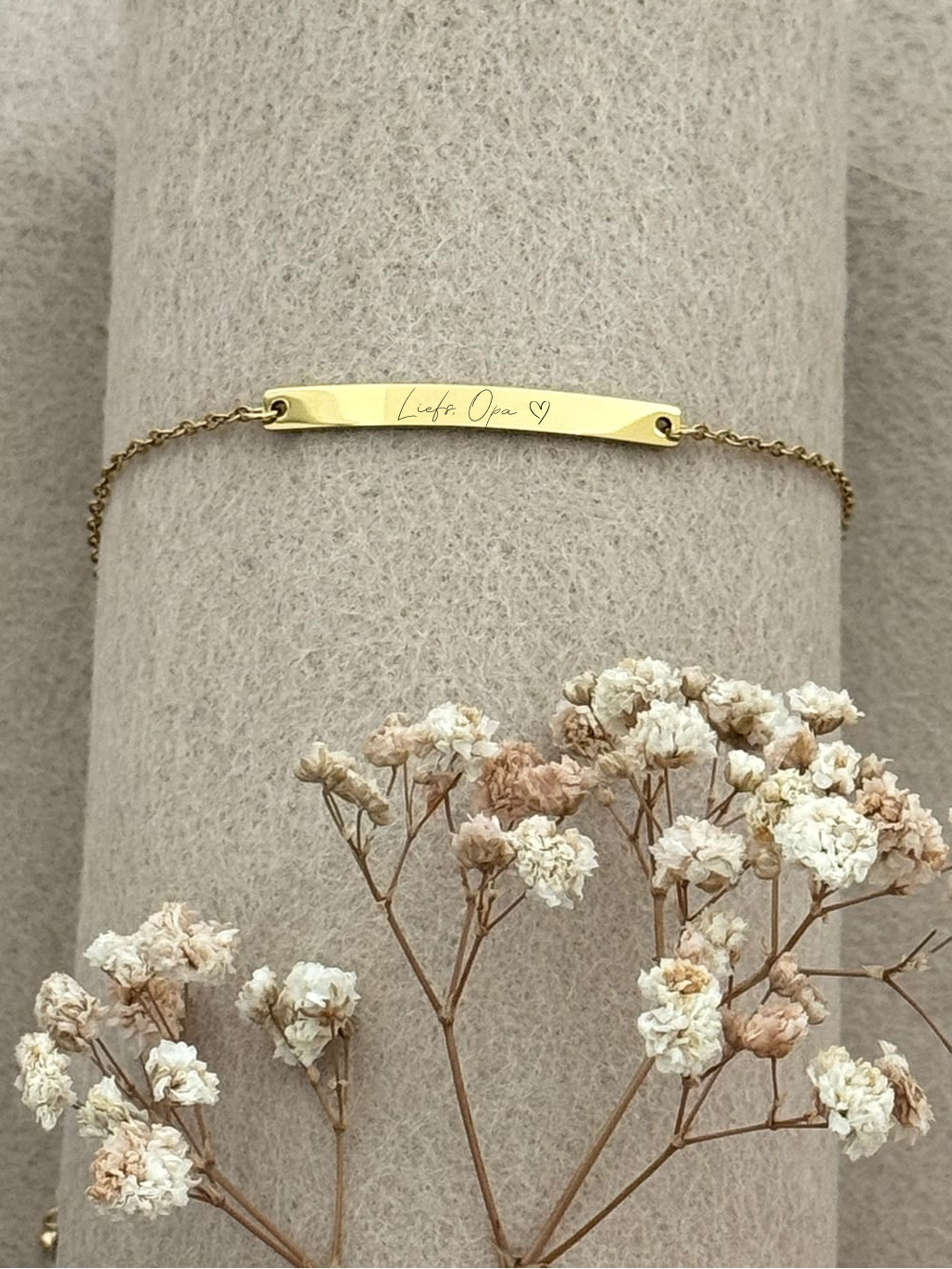 Armband Noé in eigen handschrift