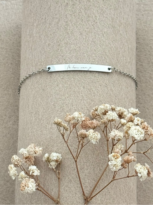 Armband Noé in eigen handschrift