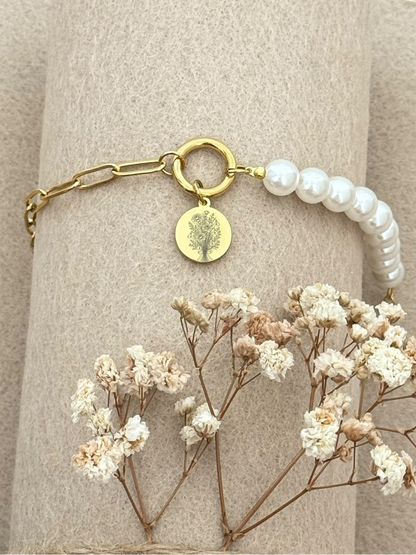 Armband Noëmi met geboortebloem
