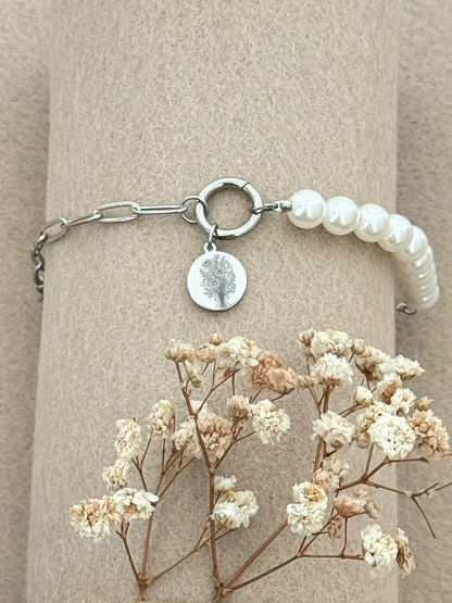 Armband Noëmi met geboortebloem